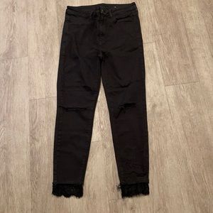 American Eagle Black Jeans Size 8